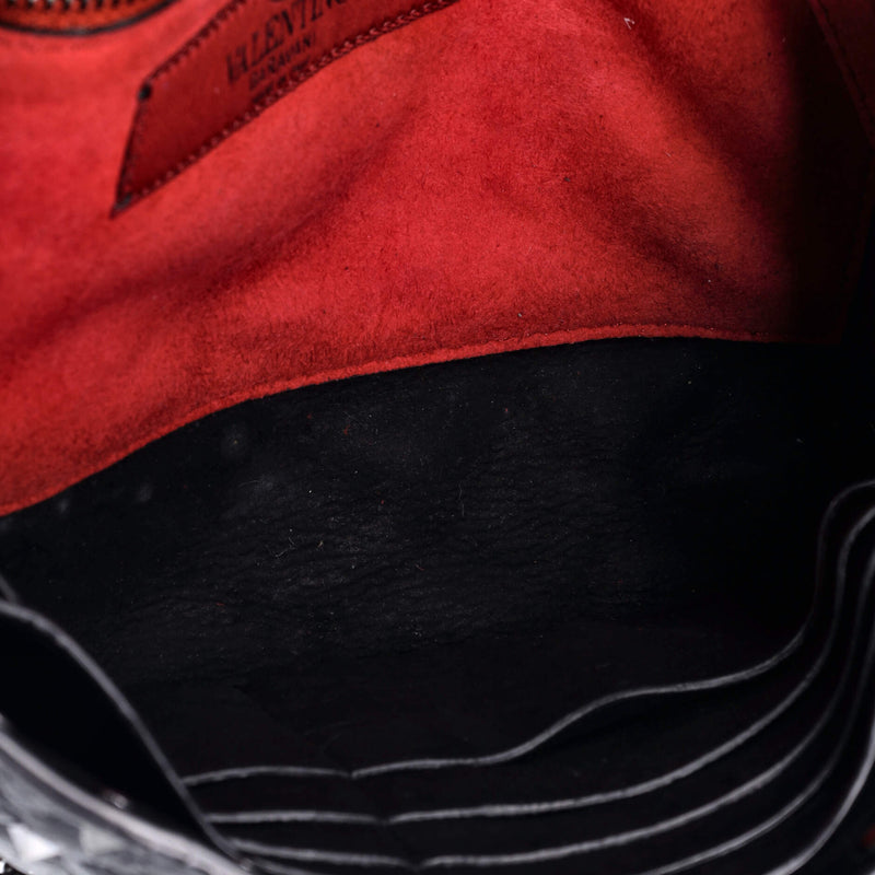 Rockstud Spike Wallet On Chain Quilted