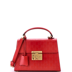 Padlock Top Handle Bag Guccissima