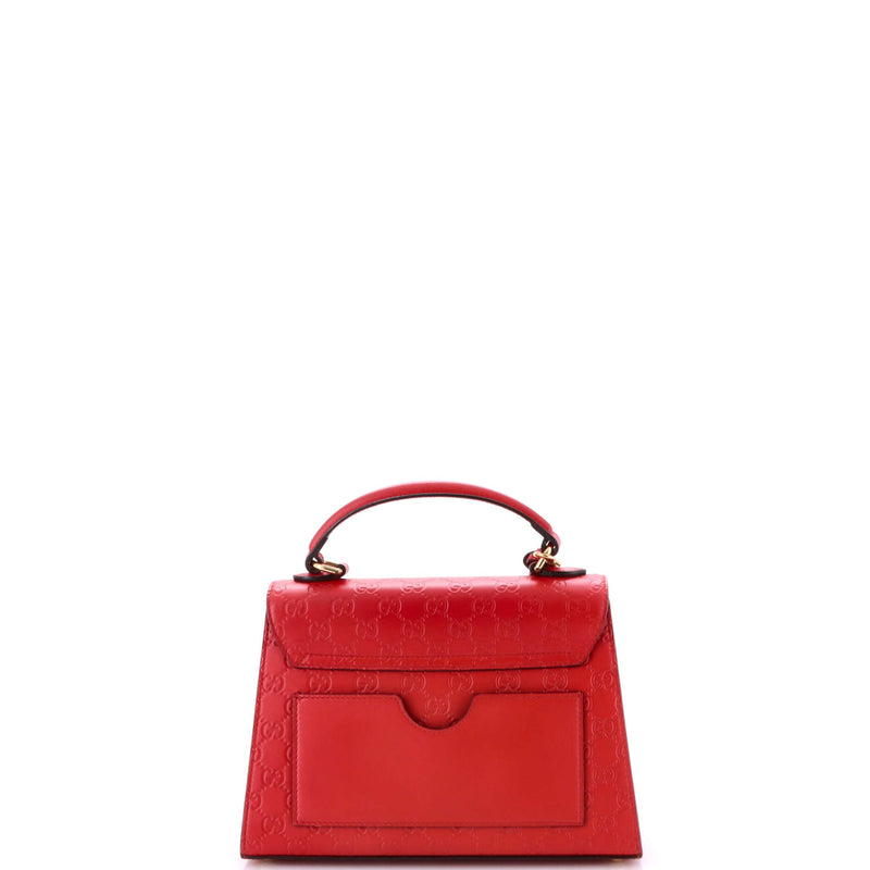 Padlock Top Handle Bag Guccissima