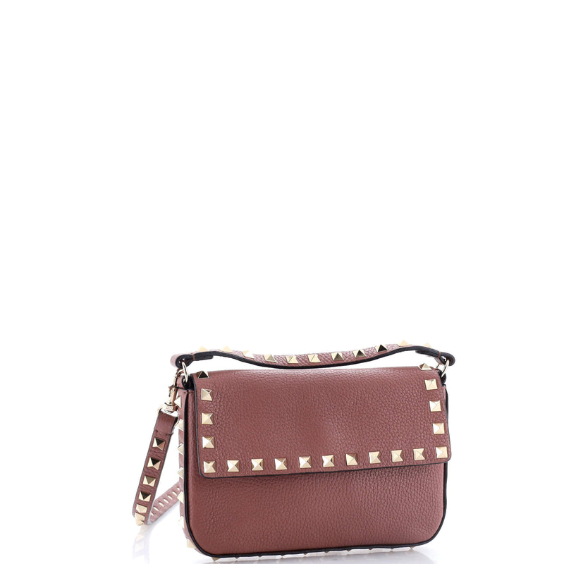Rockstud Top Handle Crossbody Pouch