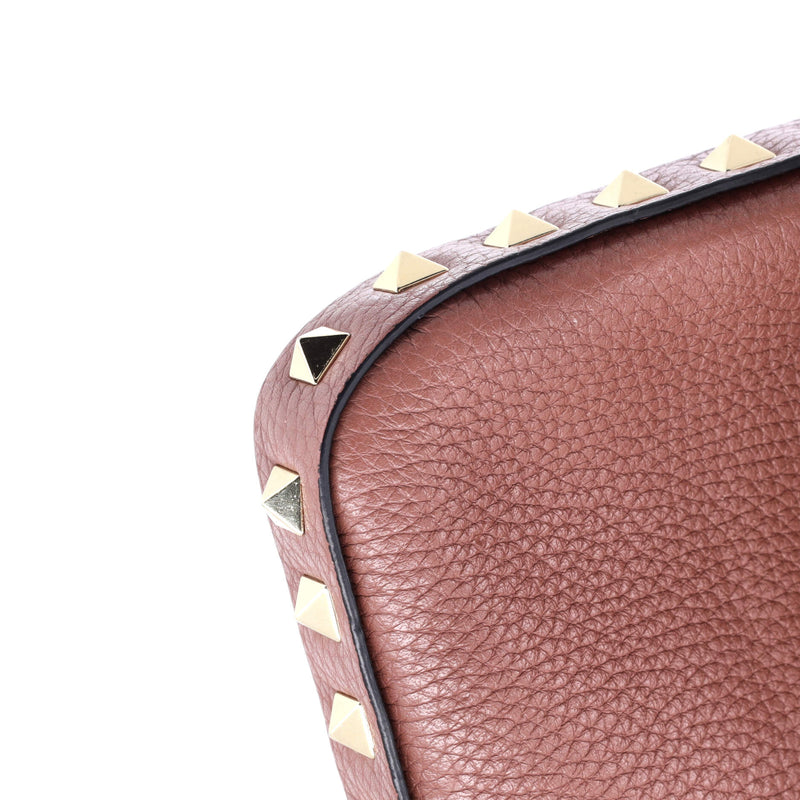 Rockstud Top Handle Crossbody Pouch
