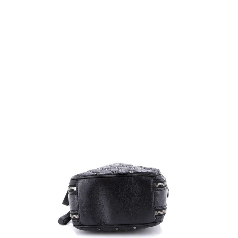 Rockstud Double Zip Camera Bag Quilted