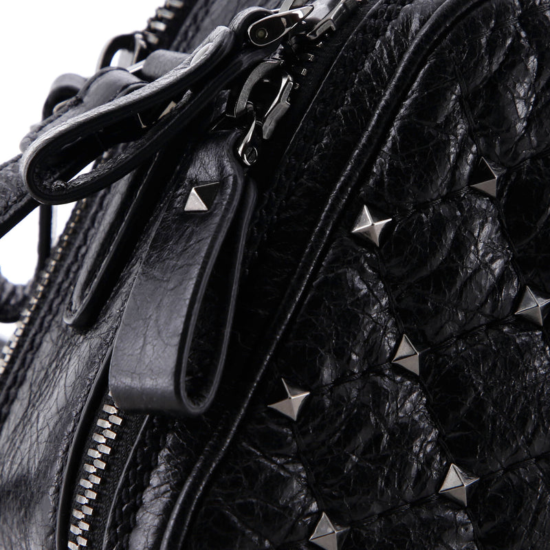 Rockstud Double Zip Camera Bag Quilted