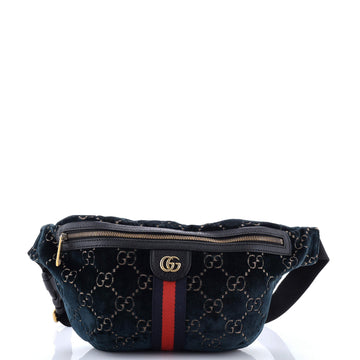 Ophidia Zip Belt Bag Gg Velvet
