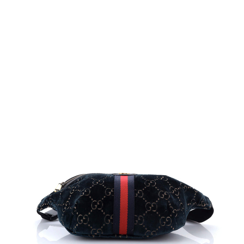 Ophidia Zip Belt Bag Gg Velvet
