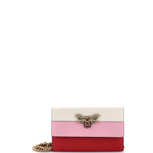 Queen Margaret Chain Wallet Leather Mini