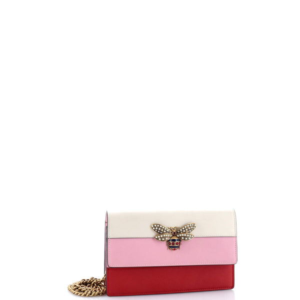 Queen Margaret Chain Wallet Leather Mini