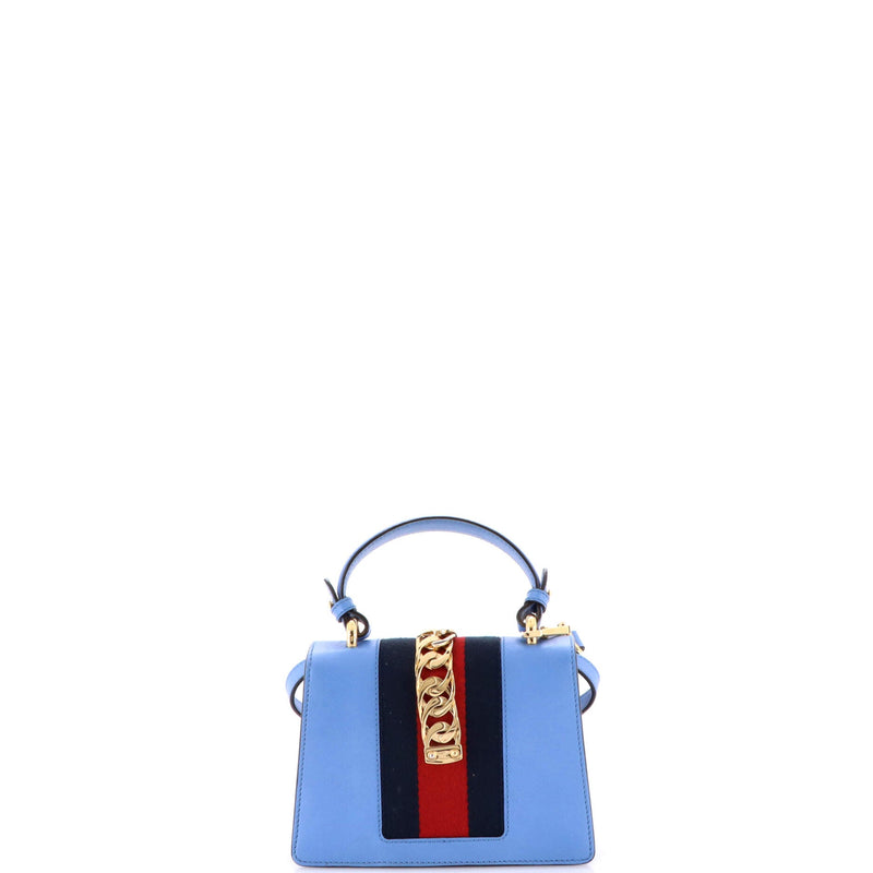 Sylvie Top Handle Bag Leather Mini