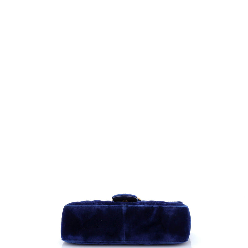 Gg Marmont Flap Bag Matelasse Velvet