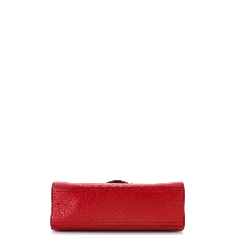 Gg Marmont Top Handle Bag Leather Mini