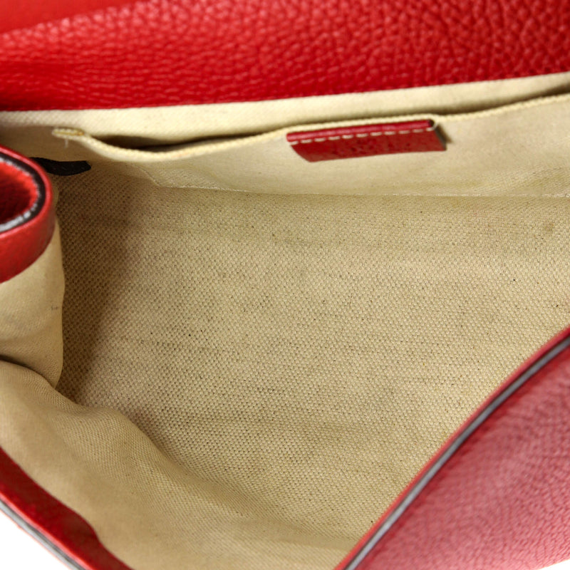 Gg Marmont Top Handle Bag Leather Mini
