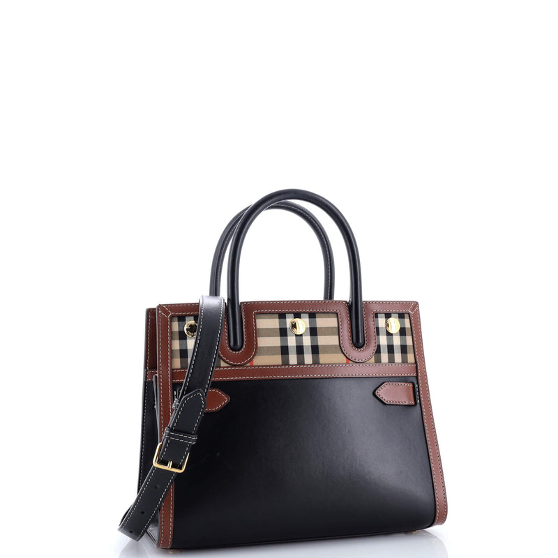 Title Two Handle Tote Leather With