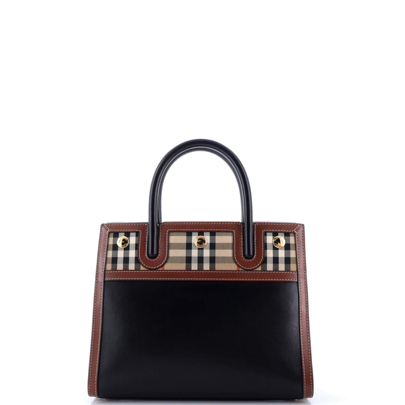 Title Two Handle Tote Leather With