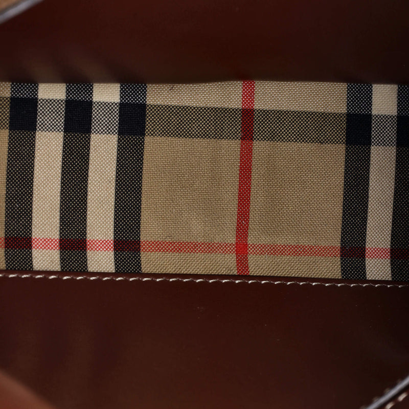 Title Two Handle Tote Leather With