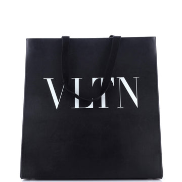 Vltn Magnetic Shopper Tote Leather