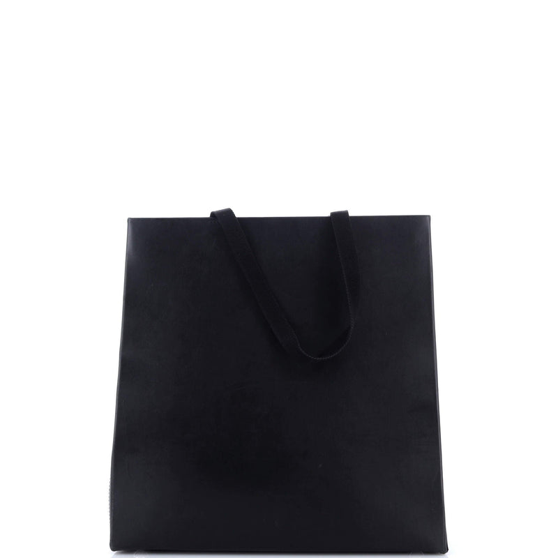 Vltn Magnetic Shopper Tote Leather