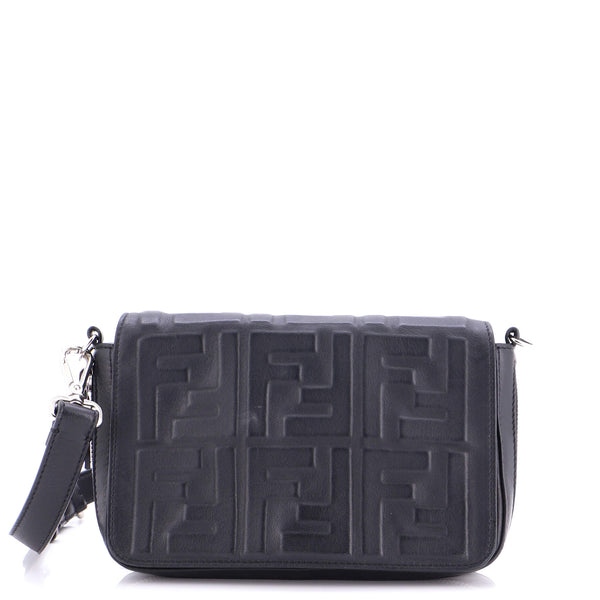 Expandable Flap Bag Zucca Embossed
