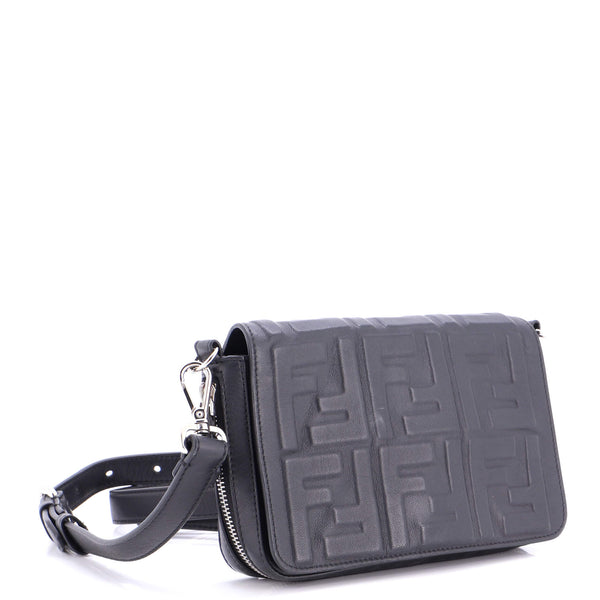 Expandable Flap Bag Zucca Embossed