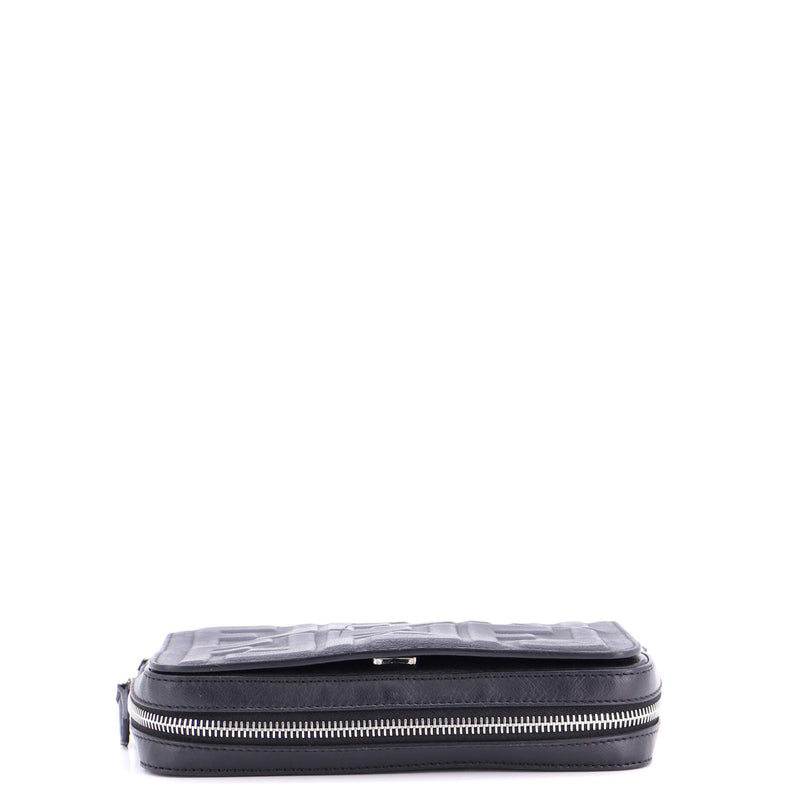 Expandable Flap Bag Zucca Embossed