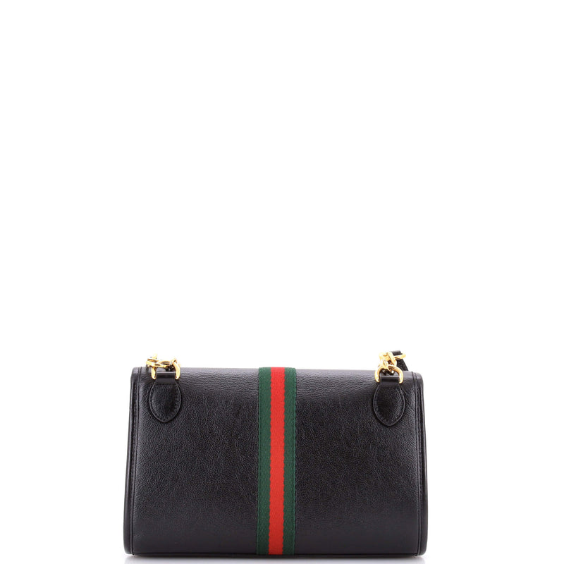 Rajah Web Chain Shoulder Bag Leather
