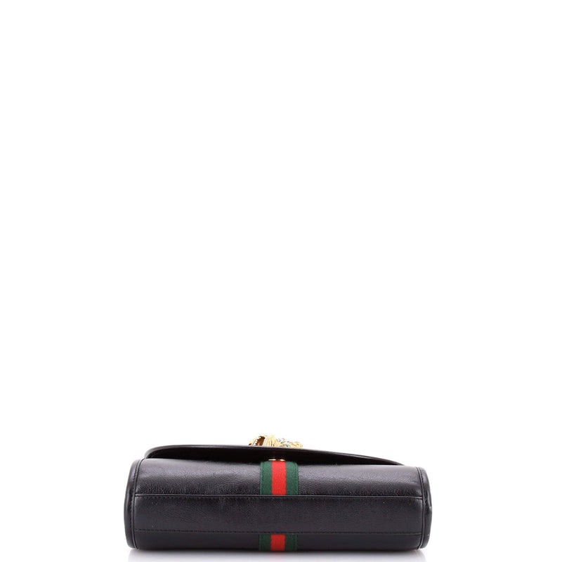 Rajah Web Chain Shoulder Bag Leather