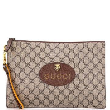 Neo Vintage Wristlet Pouch Gg Coated