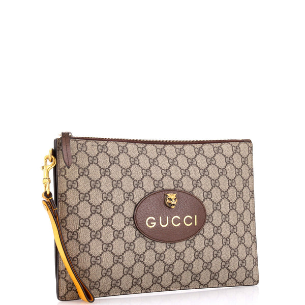 Neo Vintage Wristlet Pouch Gg Coated