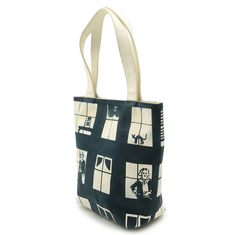Coco Window Tote Printed Canvas Large