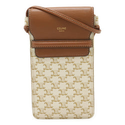 Wallet On Strap Triomphe Coated Canvas