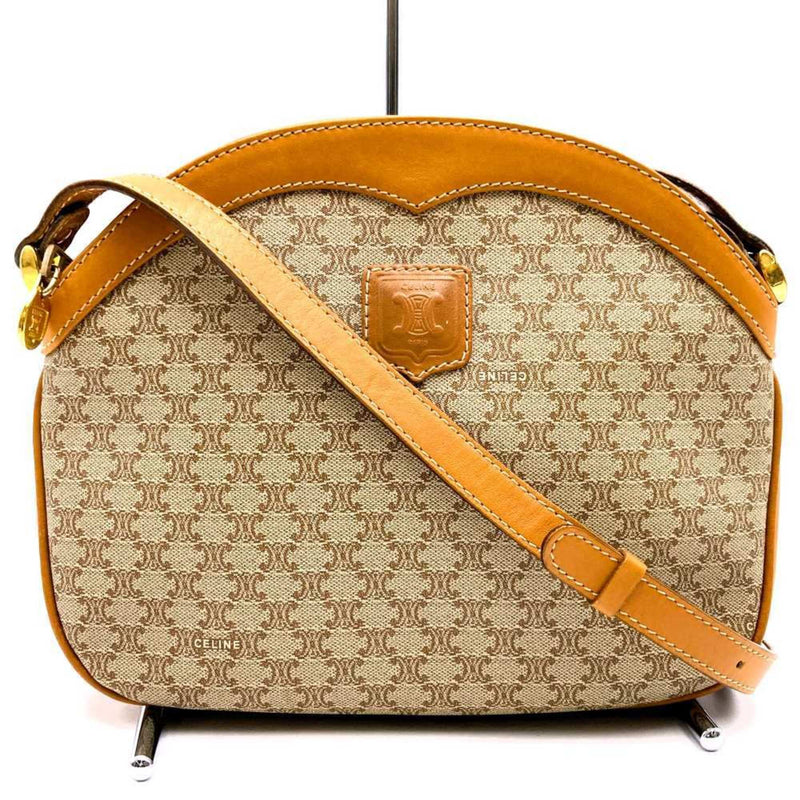 Vintage Saddle Flap Shoulder Bag Macadam