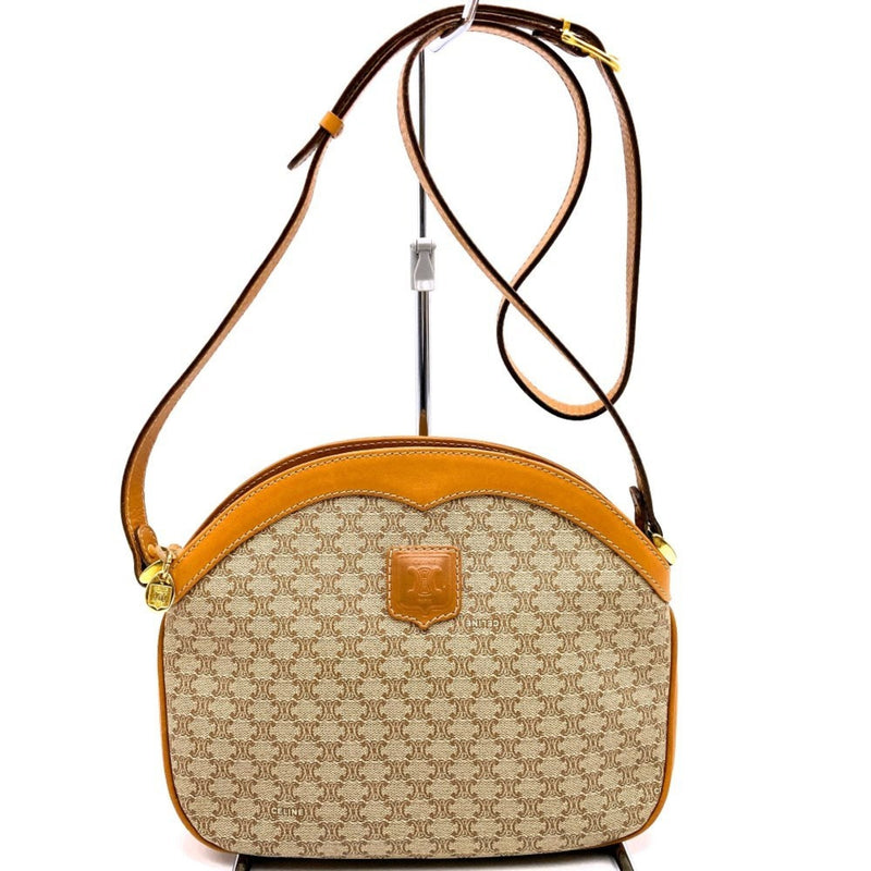 Vintage Saddle Flap Shoulder Bag Macadam