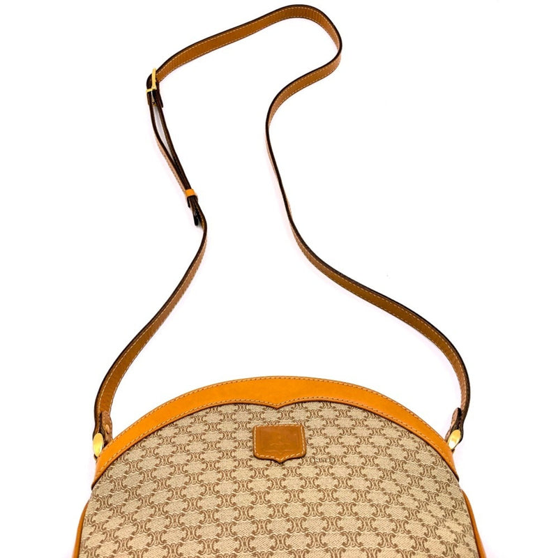 Vintage Saddle Flap Shoulder Bag Macadam