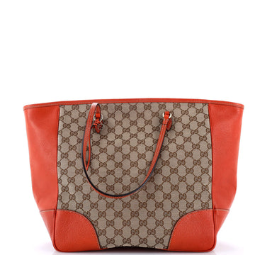 Bree Tote Gg Canvas With Leather Medium