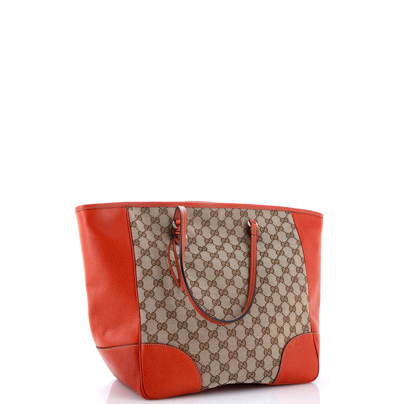 Bree Tote Gg Canvas With Leather Medium