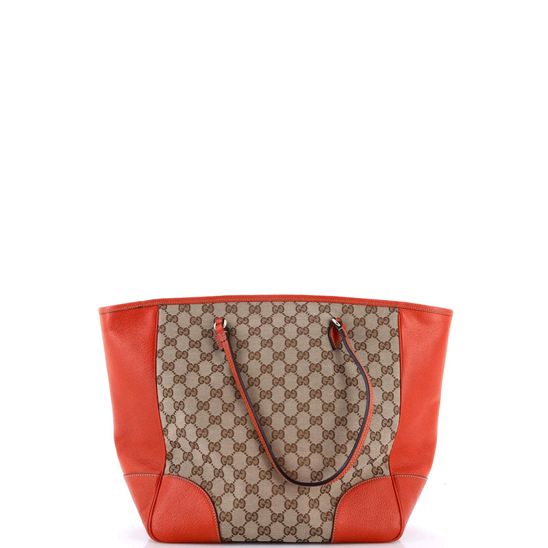 Bree Tote Gg Canvas With Leather Medium