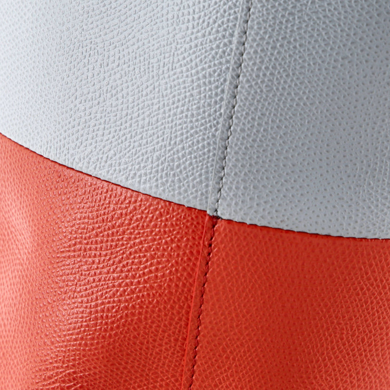 Vertical Bi-Cabas Tote Grained Calfskin