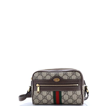 Ophidia Shoulder Bag Gg Coated Canvas