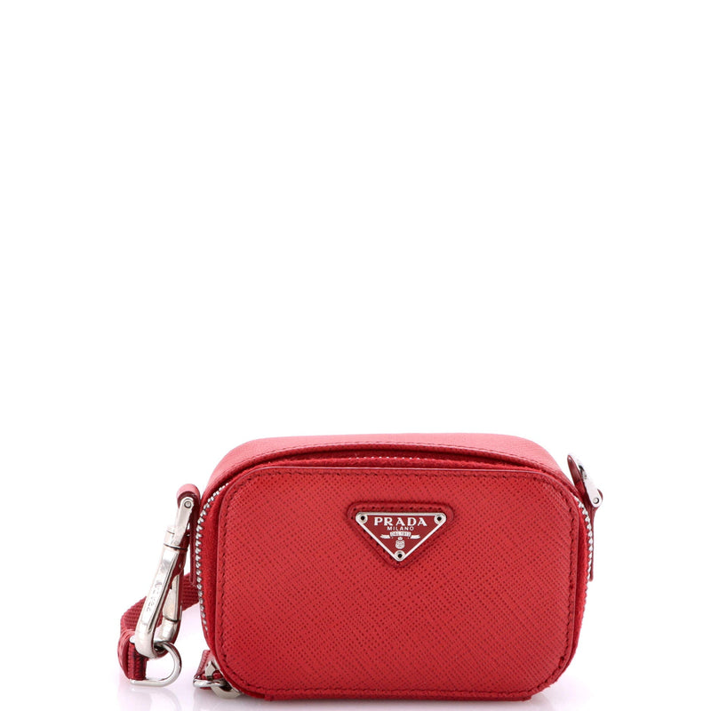 Triangle Logo Pouch Crossbody Bag