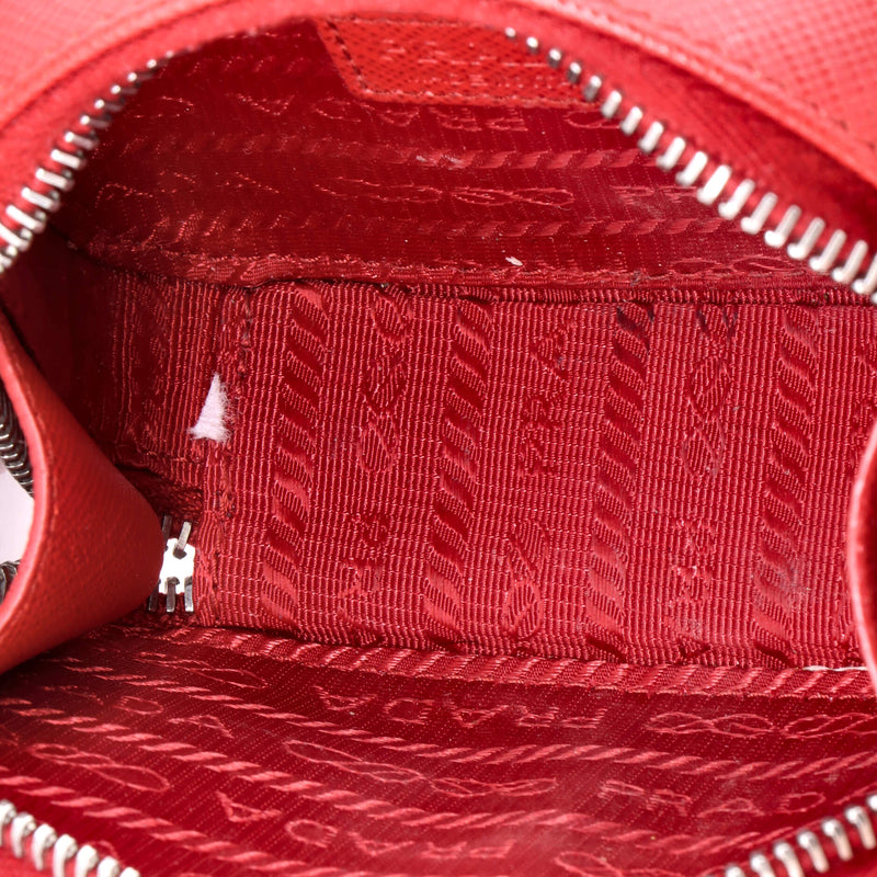 Triangle Logo Pouch Crossbody Bag