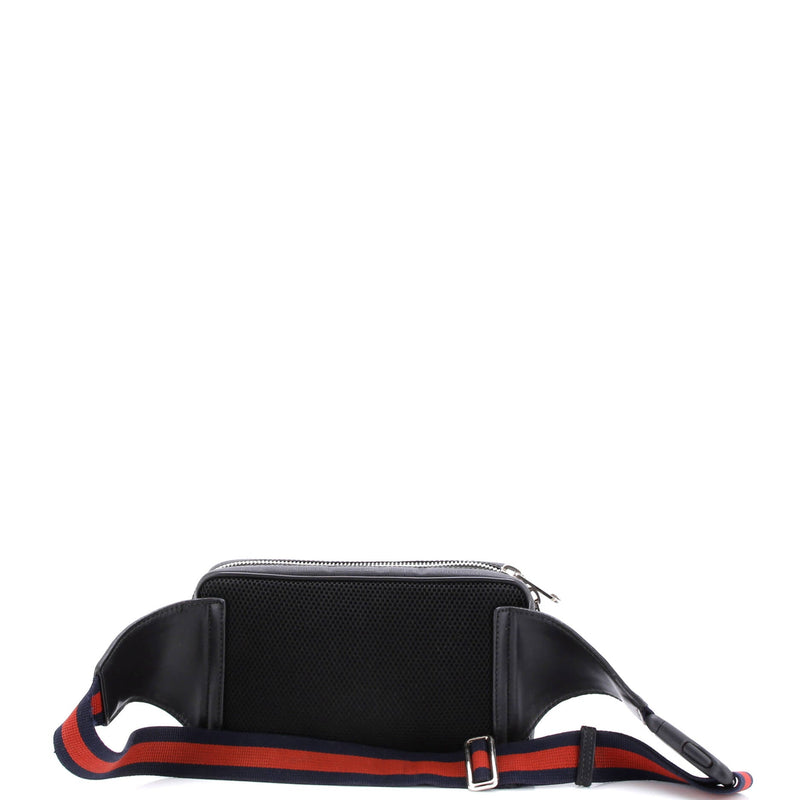 Soft Zip Belt Bag Gg Coated Canvas Small