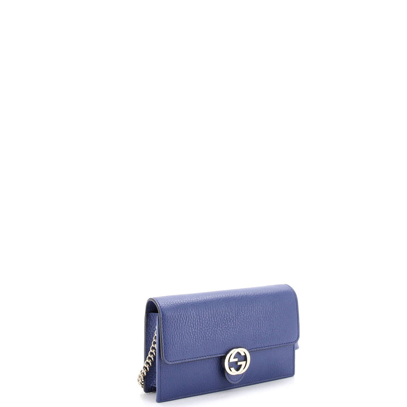 Interlocking Wallet On Chain Leather