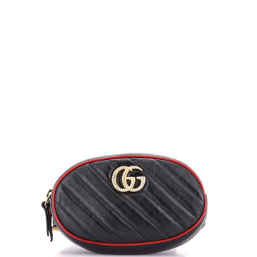 Gg Marmont Belt Bag Diagonal Quilted