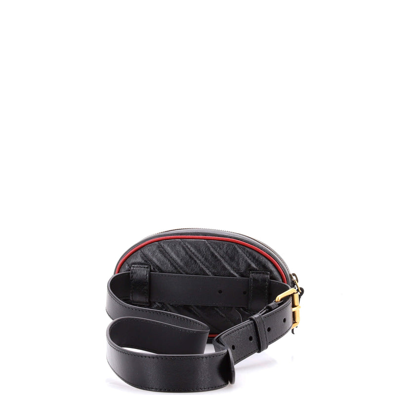 Gg Marmont Belt Bag Diagonal Quilted