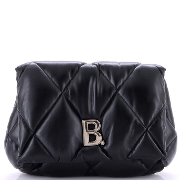 Touch Clutch Quilted Puffy Leather