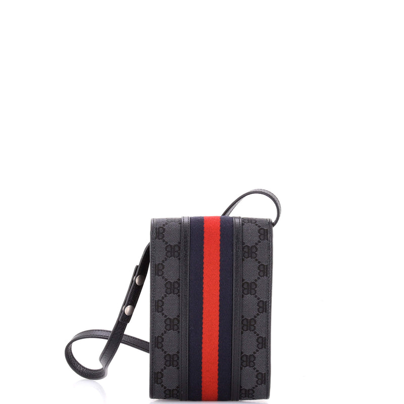 X Gucci The Hacker Project Web Phone Bag