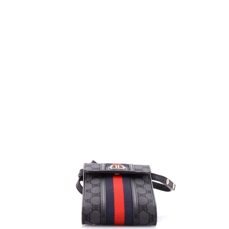 X Gucci The Hacker Project Web Phone Bag
