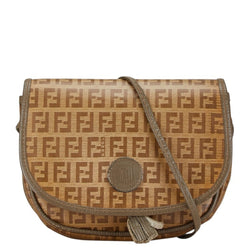 Flap Messenger Bag Zucca Coated Canvas