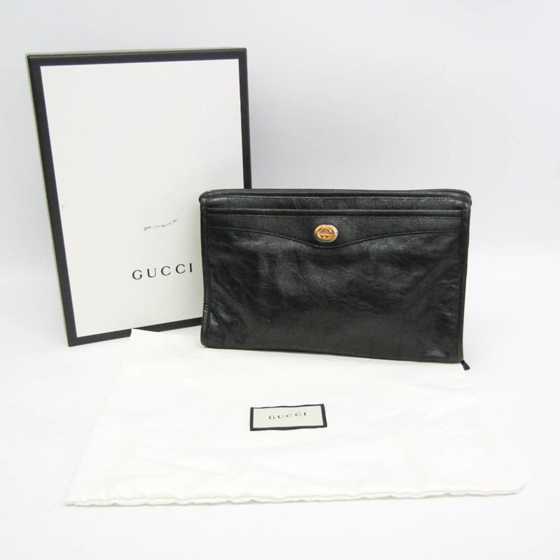 Ophidia Chain Shoulder Bag Leather