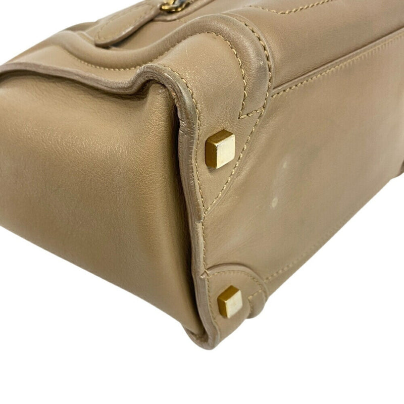 Luggage Bag Smooth Leather Micro