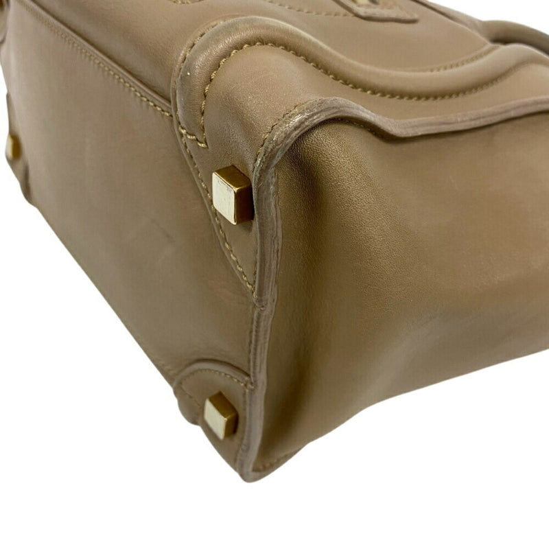 Luggage Bag Smooth Leather Micro